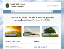 Tablet Screenshot of foothill-bible.org